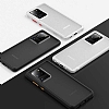 Benks Samsung Galaxy S20 Ultra Smooth Drop Beyaz Silikon Klf - Resim 1