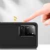 Benks Samsung Galaxy S20 Ultra Smooth Drop Siyah Silikon Klf - Resim: 4