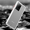 Benks Samsung Galaxy S20 Ultra Smooth Drop Beyaz Silikon Klf - Resim: 8