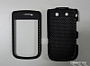 BlackBerry 9800 Torch iftli Siyah Delikli Klf - Resim: 2