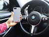 BMW iPhone 7 / 8 Karbon Silver Rubber Klf - Resim: 1