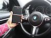 BMW iPhone 7 Plus / 8 Plus nce Yan Kapakl Siyah Karbon Klf - Resim 1