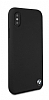 BMW iPhone XS Max Siyah Silikon Klf - Resim 3