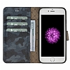 Bouletta Magic Wallet iPhone 7 / 8 KLF16 Mavi-Siyah Gerek Deri Klf - Resim: 3