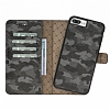 Bouletta Magic Wallet iPhone 7 Plus / 8 Plus KLF1 Yeil-Siyah Gerek Deri Klf - Resim 4