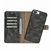 Bouletta Magic Wallet iPhone 7 Plus / 8 Plus KLF6 Yeil-Siyah Gerek Deri Klf - Resim: 4