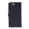 Bouletta Magic Wallet iPhone 7 Plus / 8 Plus Standl Kapakl Floater Black Gerek Deri Klf - Resim 3