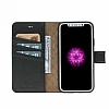 Bouletta Magic Wallet iPhone X / XS Siyah Gerek Deri Klf - Resim 3