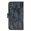 Bouletta Magic Wallet iPhone X / XS KFL16 Mavi-Siyah Gerek Deri Klf - Resim 5