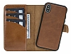 Bouletta Magic Wallet iPhone X / XS RST2EF Kahverengi Gerek Deri Klf - Resim: 4