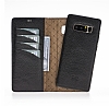 Bouletta Magic Wallet Samsung Galaxy Note 8 FL01 Siyah Gerek Deri Klf - Resim 1