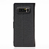 Bouletta Magic Wallet Samsung Galaxy Note 8 FL01 Siyah Gerek Deri Klf - Resim: 4
