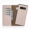 Bouletta Magic Wallet Samsung Galaxy Note 8 NU2 Pembe Gerek Deri Klf - Resim: 5