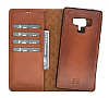 Bouletta Magic Wallet Samsung Galaxy Note 9 RST2EF Kahverengi Gerek Deri Klf - Resim 2