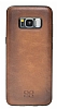 Bouletta Magic Wallet Samsung Galaxy S8 RST2EF Kahverengi Gerek Deri Klf - Resim: 4