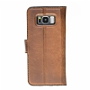 Bouletta Magic Wallet Samsung Galaxy S8 RST2EF Kahverengi Gerek Deri Klf - Resim: 1