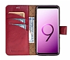 Bouletta Magic Wallet Samsung Galaxy S9 V4EF Krmz Gerek Deri Klf - Resim 3