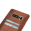 Bouletta Ultra Cover Samsung Galaxy Note 8 RST2EF Kahverengi Gerek Deri Klf - Resim: 2