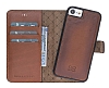 Bouletta Wallet Case iPhone 7 / 8 RST2 Kahverengi Gerek Deri Klf - Resim: 2