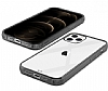 Buff Air Hybrid iPhone 12 Pro Max 6.7 in Ultra Koruma Smoke Black Klf - Resim: 2