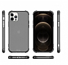 Buff Blogy iPhone 12 / 12 Pro 6.1 in Crystal Fit Smoke Black Klf - Resim: 1