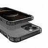 Buff Blogy iPhone 12 / 12 Pro 6.1 in Crystal Fit Smoke Black Klf - Resim: 2