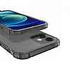 Buff Blogy iPhone 12 Mini 5.4 in Crystal Fit Smoke Black Klf - Resim 1