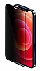 Buff iPhone 12 / 12 Pro 5D Privacy Ekran Koruyucu - Resim: 1
