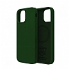 Buff Rubber Fit iPhone 13 MagSafe zellikli Dark Green Silikon Klf - Resim: 1