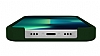 Buff Rubber Fit iPhone 13 Mini Dark Green Silikon Klf - Resim: 1