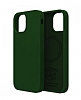 Buff Rubber Fit iPhone 13 Pro MagSafe zellikli Dark Green Silikon Klf - Resim 1