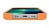 Buff Rubber Fit iPhone 13 Pro Max Light Orange Silikon Klf - Resim: 1