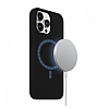 Buff Rubber Fit iPhone 13 Pro Max MagSafe zellikli Pembe Silikon Klf - Resim: 2