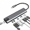 Buff Type-C USB 8 in 1 Hub Adaptör - Resim: 2