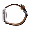 Burkley Apple Watch G8 Kahverengi Gerek Deri Kordon (42 mm) - Resim 2