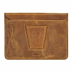 Burkley Cover Vintage Bag Apple iPad Pro 12.9 Antique Camel Gerek Deri Klf - Resim 4