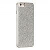 Case Mate Glam iPhone 6 Plus / 6S Plus Silikon Kenarl Simli Gold Rubber Klf - Resim: 1