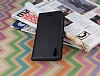 Sony Xperia T3 Czdanl Yan Kapakl Siyah Deri Klf - Resim 3