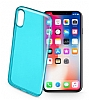 Cellularline iPhone X / XS Color UltraSlim effaf Mavi Klf