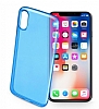 Cellularline iPhone X / XS Color UltraSlim effaf Koyu Mavi Klf