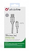 Cellularline Lightning USB Beyaz Data Kablosu 1.20m - Resim: 1