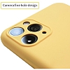 Coblue iPhone 12 6.1 in Kamera Korumal Krmz Silikon Klf - Resim: 4