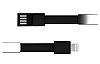 Eiroo Lightning Bileklik Siyah Ksa Data Kablosu 21cm - Resim: 2