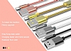 Eiroo Lightning Silver Metal Data Kablosu 1m - Resim 3