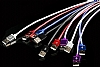 Cortrea Lightning USB Dayankl Halat Krmz Data Kablosu 1m - Resim 1