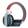 Cortrea Metal Sport Katlanabilir Mavi Bluetooth Kulaklk - Resim 1