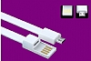 Cortrea Micro USB Bileklik Beyaz Ksa Data Kablosu 21cm - Resim 6