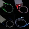 Cortrea Micro USB Mavi Led Ikl Data Kablosu 1m - Resim 3