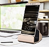 Eiroo Samsung Galaxy S7 Edge Micro USB Masast Dock Siyah arj Aleti - Resim 6