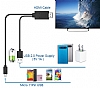 Cortrea Samsung Micro USB to HDMI Grnt Aktarm Adaptr 1.83m - Resim 2